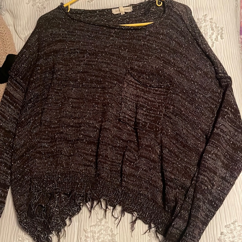 super cute black sweater